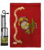 Marine Corps - Military Americana Vertical Impressions Decorative Flags HG140305 Made In USA