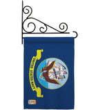 Navy - Military Americana Vertical Impressions Decorative Flags HG140306 Made In USA