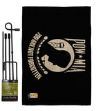 POW/MIA - Military Americana Vertical Impressions Decorative Flags HG140307 Made In USA