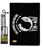 POW/MIA - Military Americana Vertical Impressions Decorative Flags HG140307 Made In USA