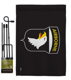 101st. Airborne - Military Americana Vertical Impressions Decorative Flags HG140315 Made In USA