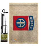 82nd. Airborne - Military Americana Vertical Impressions Decorative Flags HG140316 Made In USA