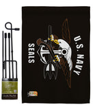 Navy Seals - Military Americana Vertical Impressions Decorative Flags HG140319 Made In USA