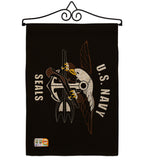 Navy Seals - Military Americana Vertical Impressions Decorative Flags HG140319 Made In USA