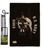 Navy Seals - Military Americana Vertical Impressions Decorative Flags HG140319 Made In USA