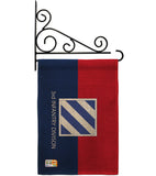 3rd Infantry Division - Military Americana Vertical Impressions Decorative Flags HG140332 Made In USA