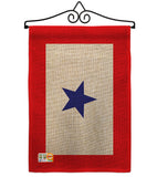 Blue Star - Military Americana Vertical Impressions Decorative Flags HG140343 Made In USA