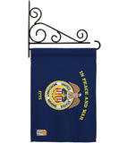 Merchant Marine - Military Americana Vertical Impressions Decorative Flags HG140347 Made In USA