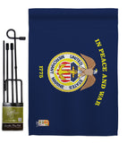 Merchant Marine - Military Americana Vertical Impressions Decorative Flags HG140347 Made In USA