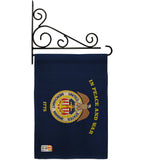 Merchant Marine - Military Americana Vertical Impressions Decorative Flags HG140347 Made In USA