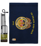 Merchant Marine - Military Americana Vertical Impressions Decorative Flags HG140347 Made In USA