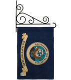 Retired Navy - Military Americana Vertical Impressions Decorative Flags HG140353 Made In USA