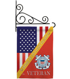 Home of Coast Guard - Military Americana Vertical Impressions Decorative Flags HG140605 Made In USA