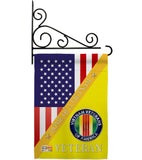 Home of Vietnam - Military Americana Vertical Impressions Decorative Flags HG140612 Made In USA