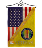 Home of Vietnam - Military Americana Vertical Impressions Decorative Flags HG140612 Made In USA