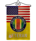 US Vietnam War - Military Americana Vertical Impressions Decorative Flags HG140621 Made In USA