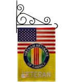 US Vietnam War - Military Americana Vertical Impressions Decorative Flags HG140621 Made In USA