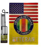 US Vietnam War - Military Americana Vertical Impressions Decorative Flags HG140621 Made In USA
