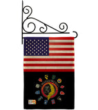 US Vietnam Veteran - Military Americana Vertical Impressions Decorative Flags HG140622 Made In USA