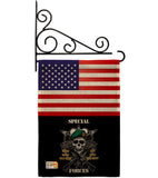 US Special Forces - Military Americana Vertical Impressions Decorative Flags HG140623 Made In USA
