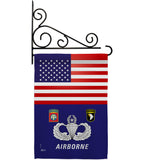 US Airborne - Military Americana Vertical Impressions Decorative Flags HG140624 Made In USA