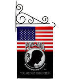 US POW MIA - Military Americana Vertical Impressions Decorative Flags HG140626 Made In USA