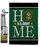 US Army Home - Military Americana Vertical Impressions Decorative Flags HG140630 Made In USA