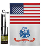 US Army - Military Americana Vertical Impressions Decorative Flags HG140700 Made In USA