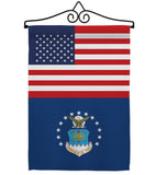 US Air Force - Military Americana Vertical Impressions Decorative Flags HG140717 Made In USA