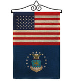 US Air Force - Military Americana Vertical Impressions Decorative Flags HG140717 Made In USA