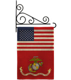 US Marine Corps - Military Americana Vertical Impressions Decorative Flags HG140730 Made In USA