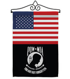 US POW/MIA - Military Americana Vertical Impressions Decorative Flags HG140732 Made In USA