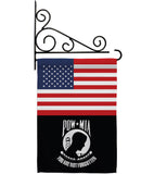 US POW/MIA - Military Americana Vertical Impressions Decorative Flags HG140732 Made In USA