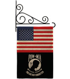 US POW/MIA - Military Americana Vertical Impressions Decorative Flags HG140732 Made In USA