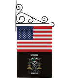 US Special Forces - Military Americana Vertical Impressions Decorative Flags HG140733 Made In USA