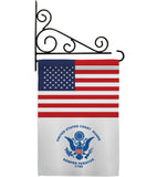 US Coast Guard - Military Americana Vertical Impressions Decorative Flags HG140734 Made In USA