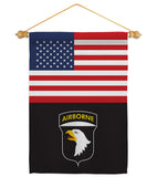 US 101st. Airborne - Military Americana Vertical Impressions Decorative Flags HG140737 Made In USA