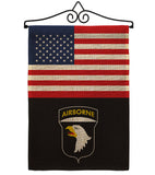 US 101st. Airborne - Military Americana Vertical Impressions Decorative Flags HG140737 Made In USA