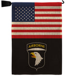 US 101st. Airborne - Military Americana Vertical Impressions Decorative Flags HG140737 Made In USA