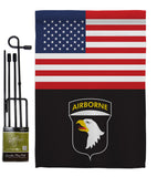 US 101st. Airborne - Military Americana Vertical Impressions Decorative Flags HG140737 Made In USA