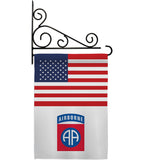 US 82nd. Airborne - Military Americana Vertical Impressions Decorative Flags HG140738 Made In USA