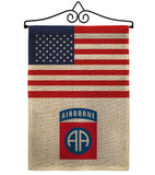 US 82nd. Airborne - Military Americana Vertical Impressions Decorative Flags HG140738 Made In USA