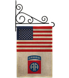 US 82nd. Airborne - Military Americana Vertical Impressions Decorative Flags HG140738 Made In USA