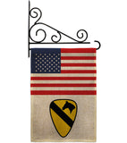 US 1st Cavalry - Military Americana Vertical Impressions Decorative Flags HG140739 Made In USA