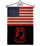 US Red POW/MIA - Military Americana Vertical Impressions Decorative Flags HG140742 Made In USA