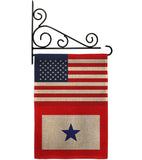 US Blue Star - Military Americana Vertical Impressions Decorative Flags HG140743 Made In USA