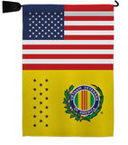 US Vietnam War - Military Americana Vertical Impressions Decorative Flags HG140749 Made In USA