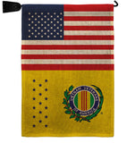 US Vietnam War - Military Americana Vertical Impressions Decorative Flags HG140749 Made In USA