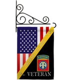 Home of 82nd Airborne - Military Americana Vertical Impressions Decorative Flags HG140891 Made In USA