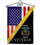 Home of Arny Special Forces - Military Americana Vertical Impressions Decorative Flags HG140893 Made In USA